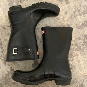 Hunter original short black boots